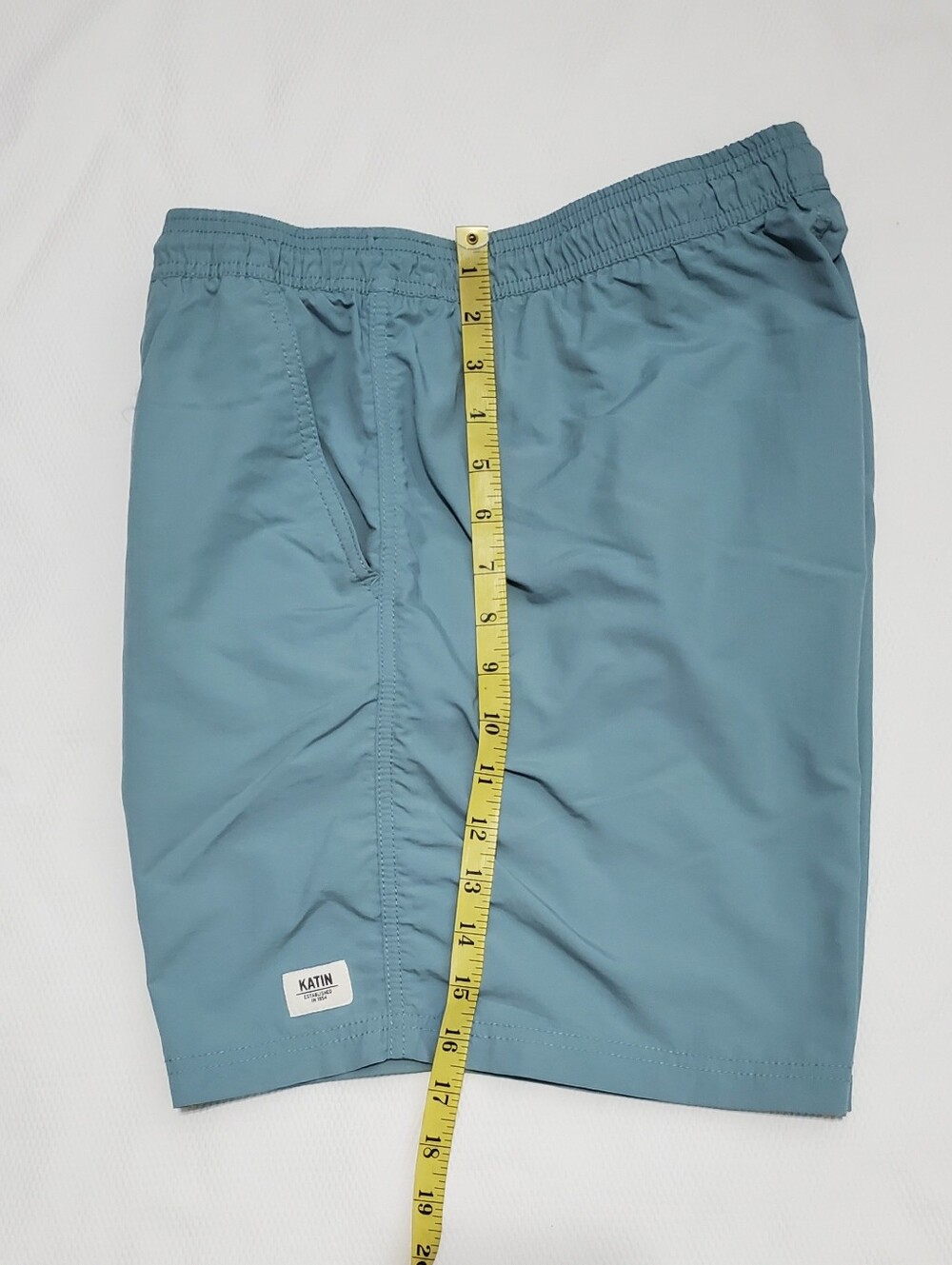 Katin Poolside Volley Shorts Swim Board Shorts Teal Mens XL - Picture 8 of 9
